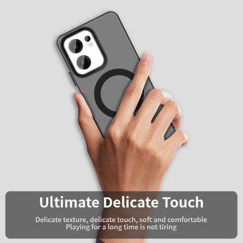 Techsuit - CandyCase MagSafe tok - Oppo Reno 13 F 4G / Reno 13 F 5G / Reno 13 FS 5G - Fekete