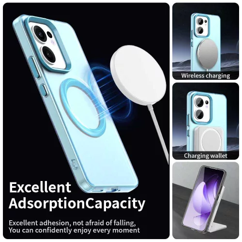 Techsuit - CandyCase MagSafe tok - Oppo Reno 13 F 4G / Reno 13 F 5G / Reno 13 FS 5G - Kék