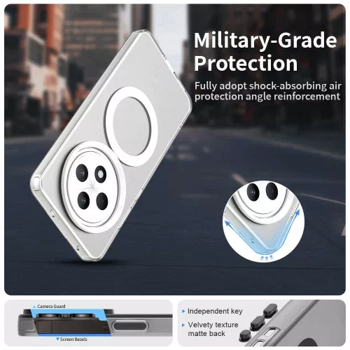 Techsuit - CandyCase MagSafe tok - Oppo A40 4G / A60 5G - Fehér