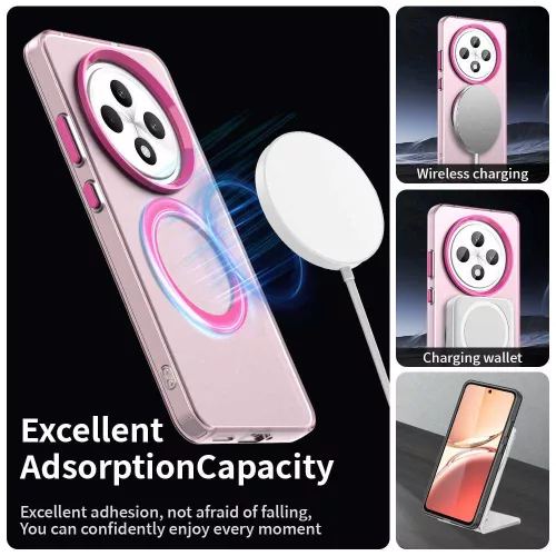 Techsuit - CandyCase MagSafe tok - Oppo A40 4G / A60 5G - Rózsaszín