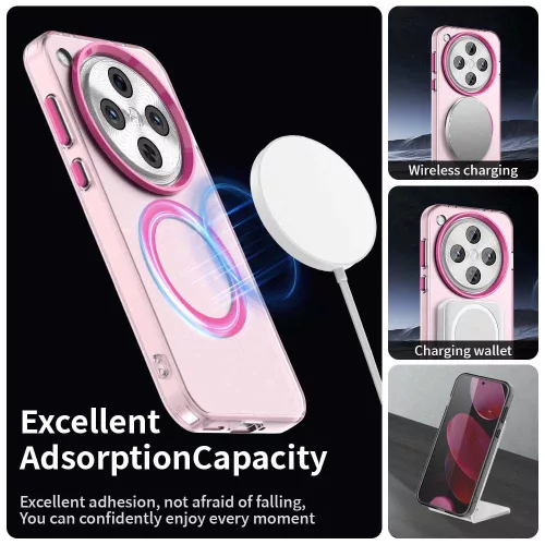 Techsuit - CandyCase MagSafe tok - Oppo Find X8 Pro - Rózsaszín