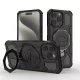 Techsuit - Carbon Shield PRO ütésálló tok - iPhone 15 Pro - Fekete