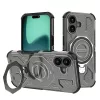 Techsuit - Carbon Shield PRO ütésálló tok - iPhone 16 - Átlátszó fekete
