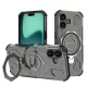 Techsuit - Carbon Shield PRO ütésálló tok - iPhone 16 - Átlátszó fekete