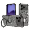 Techsuit - Carbon Shield PRO ütésálló tok - iPhone 17 Pro - Átlátszó fekete