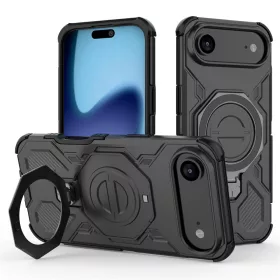   Techsuit - Carbon Shield PRO ütésálló tok - iPhone 17 Air - Fekete