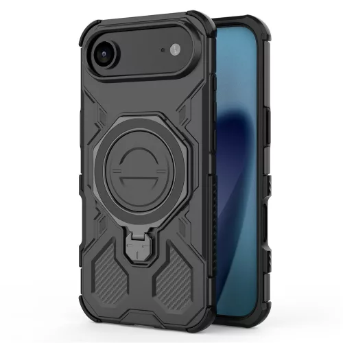 Techsuit - Carbon Shield PRO ütésálló tok - iPhone 17 Air - Fekete