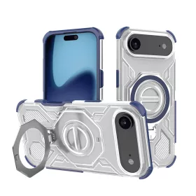   Techsuit - Carbon Shield PRO ütésálló tok - iPhone 17 Air - Kék átlátszó