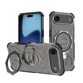   Techsuit - Carbon Shield PRO ütésálló tok - iPhone 17 Air - Átlátszó fekete