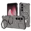 Techsuit - Carbon Shield PRO ütésálló tok - Samsung Galaxy S25 Plus - Átlátszó fekete