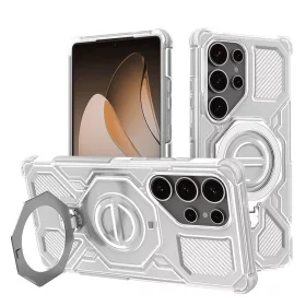   Techsuit - Carbon Shield PRO ütésálló tok - Samsung Galaxy S25 Ultra - Fehér Átlátszó