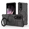 Techsuit - Carbon Shield PRO ütésálló tok - Samsung Galaxy S25 Edge - Fekete