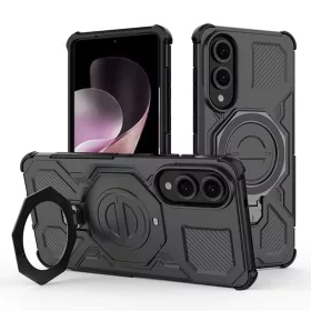   Techsuit - Carbon Shield PRO ütésálló tok - Samsung Galaxy S25 Edge - Fekete