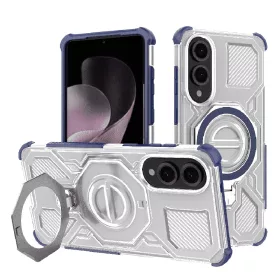   Techsuit - Carbon Shield PRO ütésálló tok - Samsung Galaxy S25 Edge - Kék átlátszó