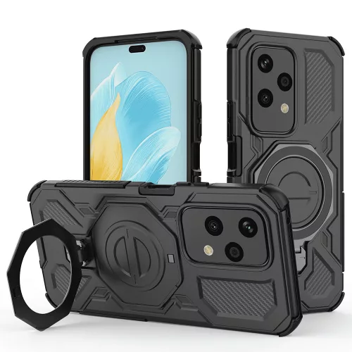 Techsuit - Carbon Shield PRO ütésálló tok - Honor 200 Lite - Fekete