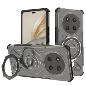   Techsuit - Carbon Shield PRO ütésálló tok - Honor Magic7 Lite / X9c - Átlátszó fekete