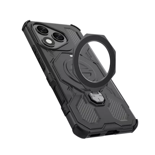 Techsuit - Carbon Shield PRO ütésálló tok - Honor 400 Lite - Fekete