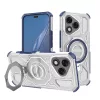 Techsuit - Carbon Shield PRO ütésálló tok - Honor 400 Lite - Kék átlátszó