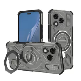   Techsuit - Carbon Shield PRO ütésálló tok - Honor 400 Lite - Átlátszó fekete
