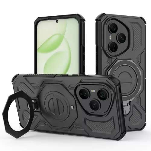 Techsuit - Carbon Shield PRO ütésálló tok - Honor 400 Pro - Fekete