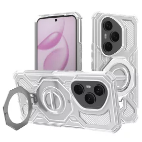   Techsuit - Carbon Shield PRO ütésálló tok - Honor 400 Pro - Fehér Átlátszó