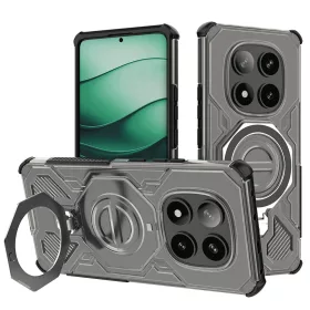   Techsuit - Carbon Shield PRO ütésálló tok - Xiaomi Redmi Note 14 Pro 5G / Poco X7 - Átlátszó fekete