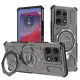 Techsuit - Carbon Shield PRO ütésálló tok - Motorola Edge 50 Pro - Átlátszó fekete