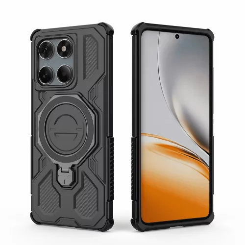 Techsuit - Carbon Shield PRO ütésálló tok - Motorola Edge 60 / Edge 60 Fusion - Fekete