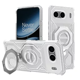   Techsuit - Carbon Shield PRO ütésálló tok - OnePlus Nord 4 - Fehér Átlátszó