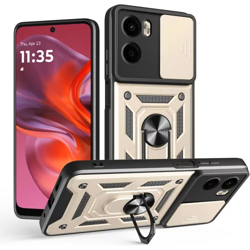 Techsuit - CamShield ütésálló tok - Motorola Moto G05 / E15 - Arany