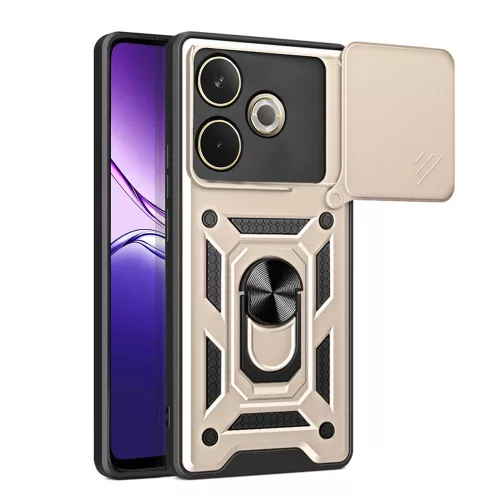 Techsuit - CamShield ütésálló tok - Oppo A5 Pro 4G / A5 Pro 5G - Arany