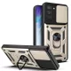 Techsuit - CamShield ütésálló tok - Samsung Galaxy S21 FE 5G - Arany