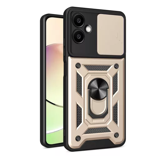 Techsuit - CamShield ütésálló tok - Samsung Galaxy A06 4G - Arany