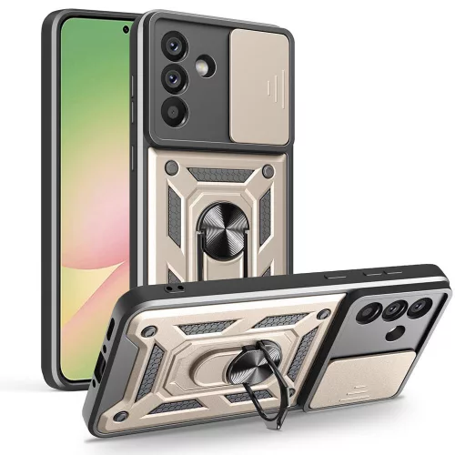 Techsuit - CamShield ütésálló tok - Samsung Galaxy A56 5G - Arany