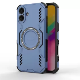 Techsuit - ArmorMag ütésálló tok - iPhone 16 Plus - Kék