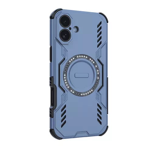 Techsuit - ArmorMag ütésálló tok - iPhone 16 Plus - Kék