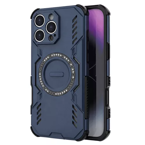 Techsuit - ArmorMag ütésálló tok - iPhone 16 Pro - Kék