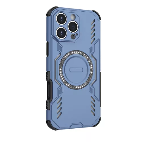 Techsuit - ArmorMag ütésálló tok - iPhone 16 Pro - Kék
