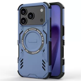 Techsuit - ArmorMag ütésálló tok - iPhone 17 Pro - Kék