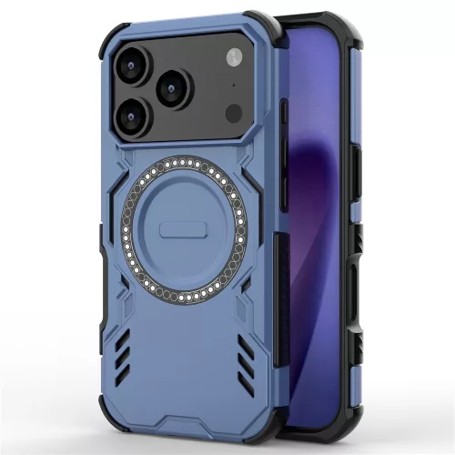 Techsuit - ArmorMag ütésálló tok - iPhone 17 Pro - Kék
