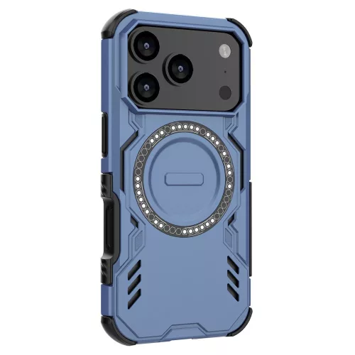 Techsuit - ArmorMag ütésálló tok - iPhone 17 Pro - Kék