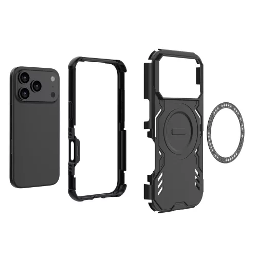 Techsuit - ArmorMag ütésálló tok - iPhone 17 Pro - Kék