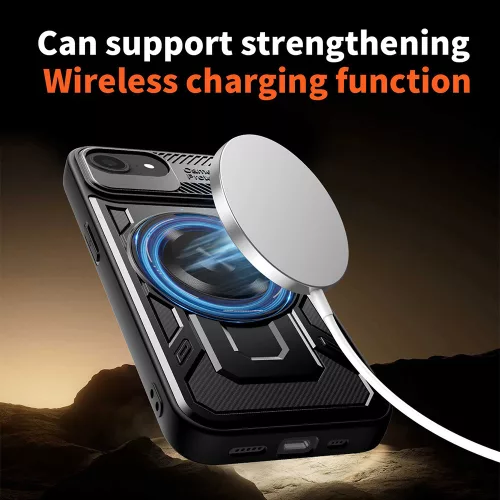 Techsuit - RuggedCam - iPhone 16e / iPhone 17e - Black