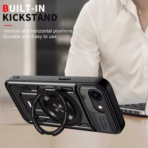 Techsuit - RuggedCam - iPhone 16e / iPhone 17e - Black