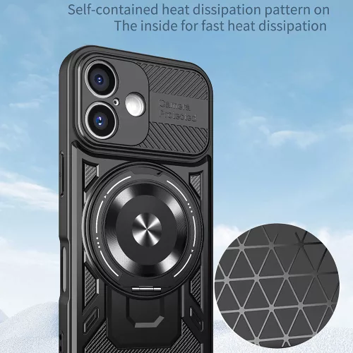 Techsuit - RuggedCam - iPhone 16 - Gray