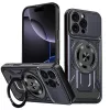 Techsuit - RuggedCam ütésálló tok - iPhone 16 Pro - Kék