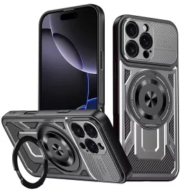   Techsuit - RuggedCam ütésálló tok - iPhone 16 Pro - Szürke