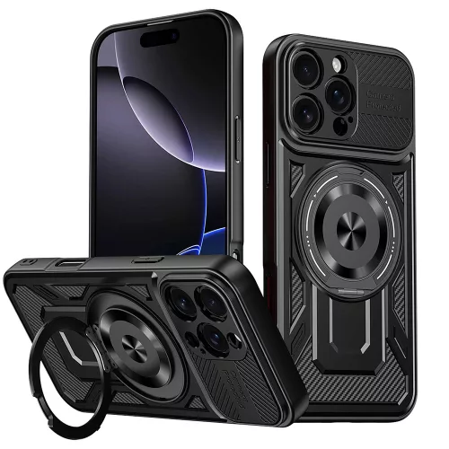 Techsuit - RuggedCam - iPhone 16 Pro Max - Black