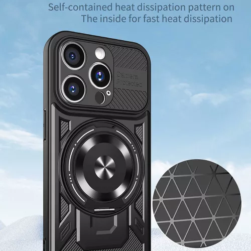 Techsuit - RuggedCam - iPhone 16 Pro Max - Black