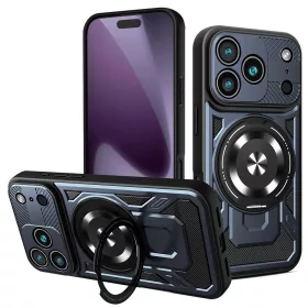 Techsuit - RuggedCam ütésálló tok - iPhone 17 Pro - Kék